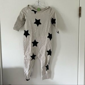 Peekaboo Beans 18-24 mos Stars Playsuit